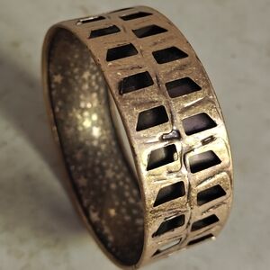 Vintage Modernist Geometric Bangle Bracelet
